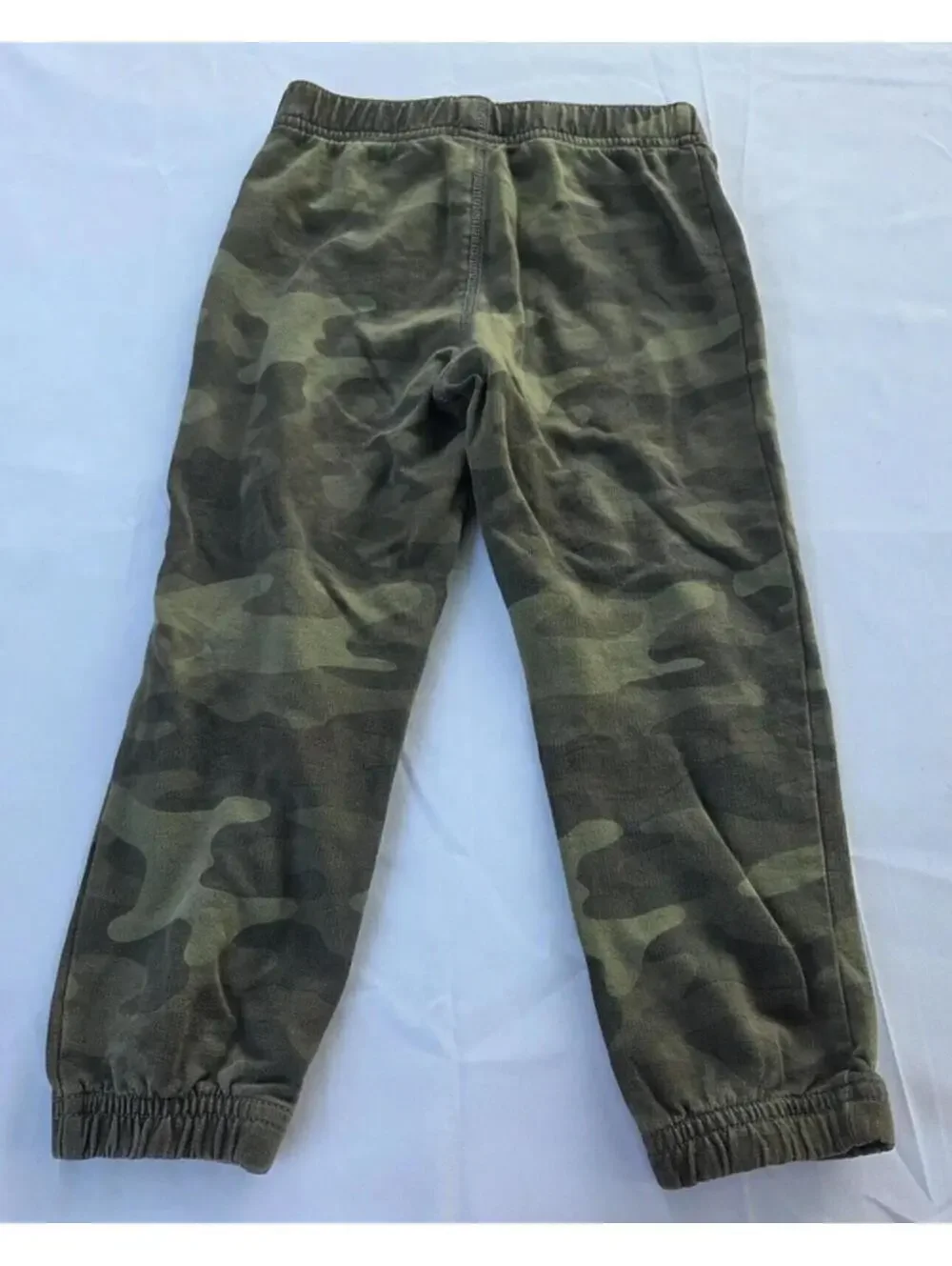 Carter's Camo Jogger Sweatpants Boys 4T Green Camouflage Pants #1251